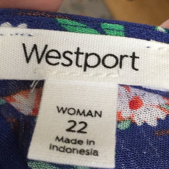 Westport 1 pc pant suit w/ tie size 22W - Picture 7 of 9